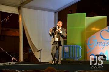 Actuación del humorista Maestro Florido (Foto Francisco Javier Santana)